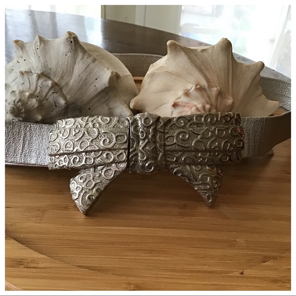 Vintage Accessocraft NYC Silver Belt Buckles wBelt